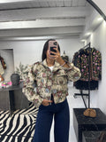 Bomber Cropped em Jacquard