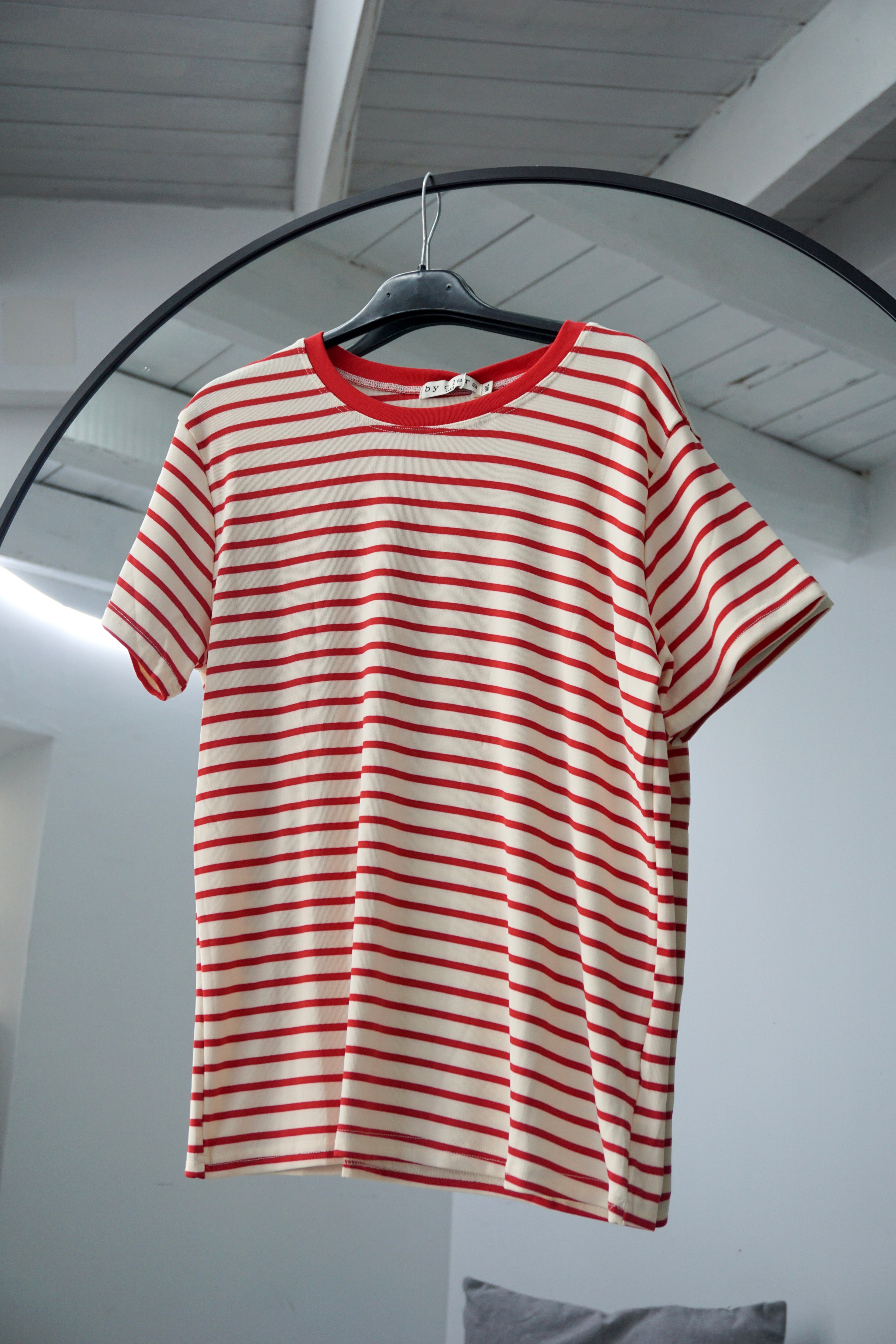 T-shirt riscas (2 cores)