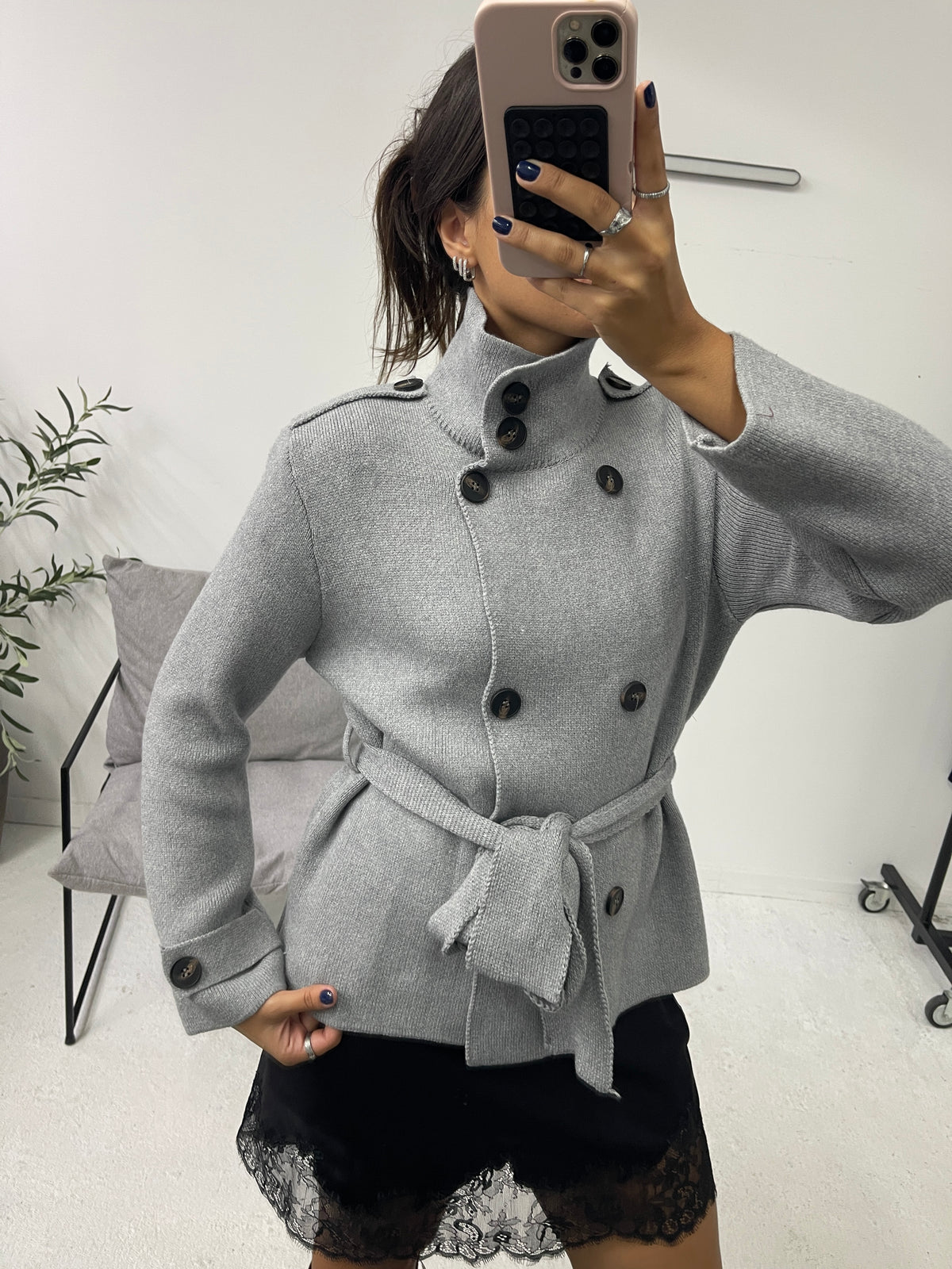 Cardigan com Cinto (4 cores)