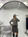 Cardigan Lã