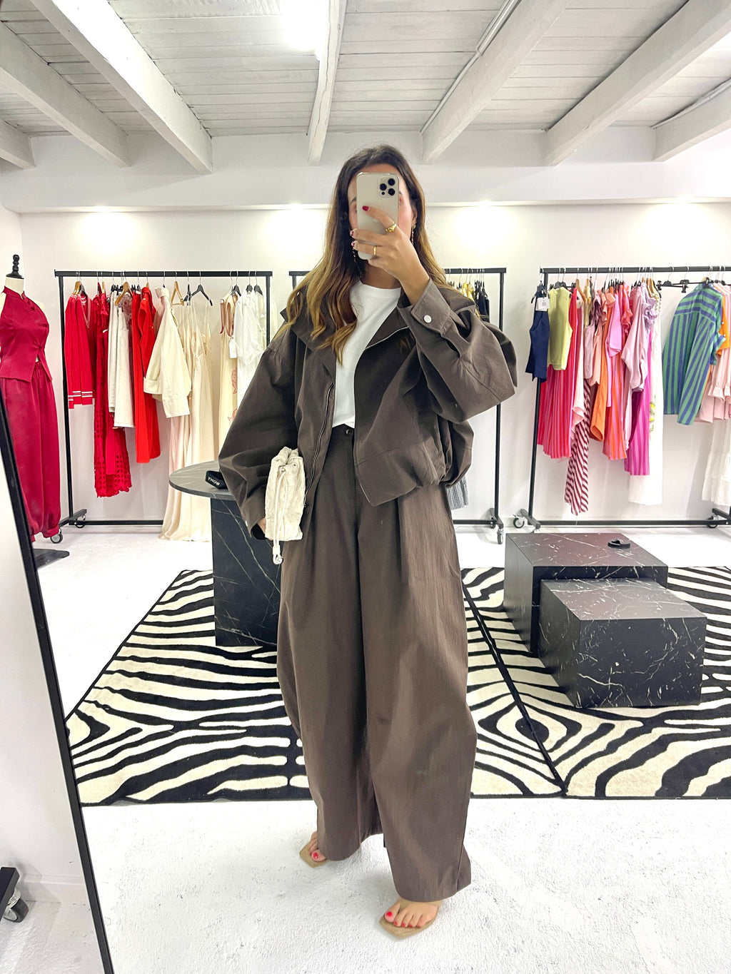 Conjunto Bomber e Calças