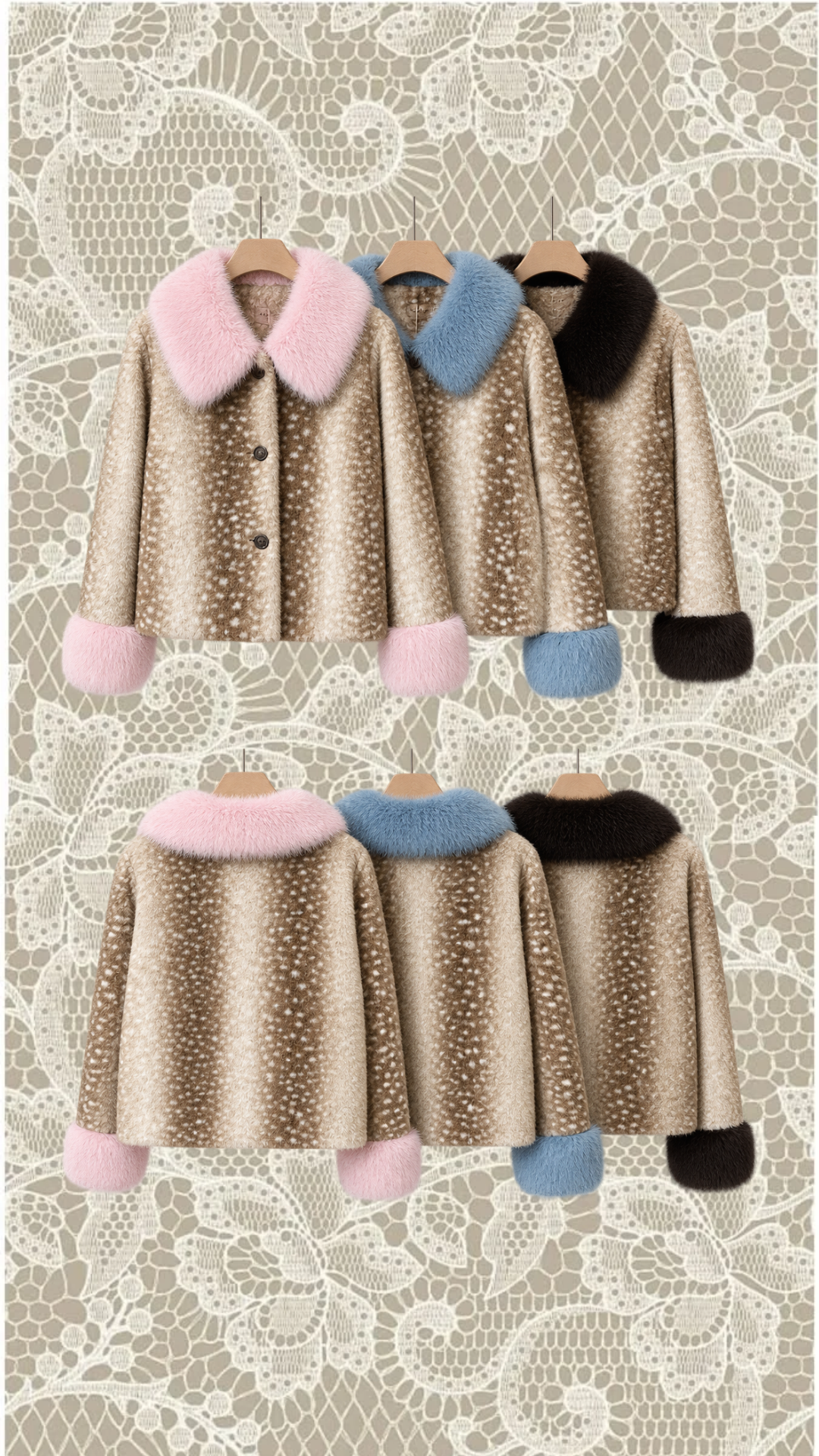 Casaco Bambi Print (3 cores)