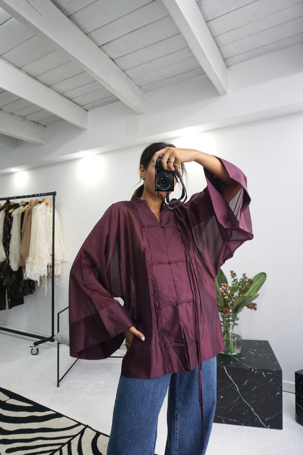 Blusa Estilo Asiático