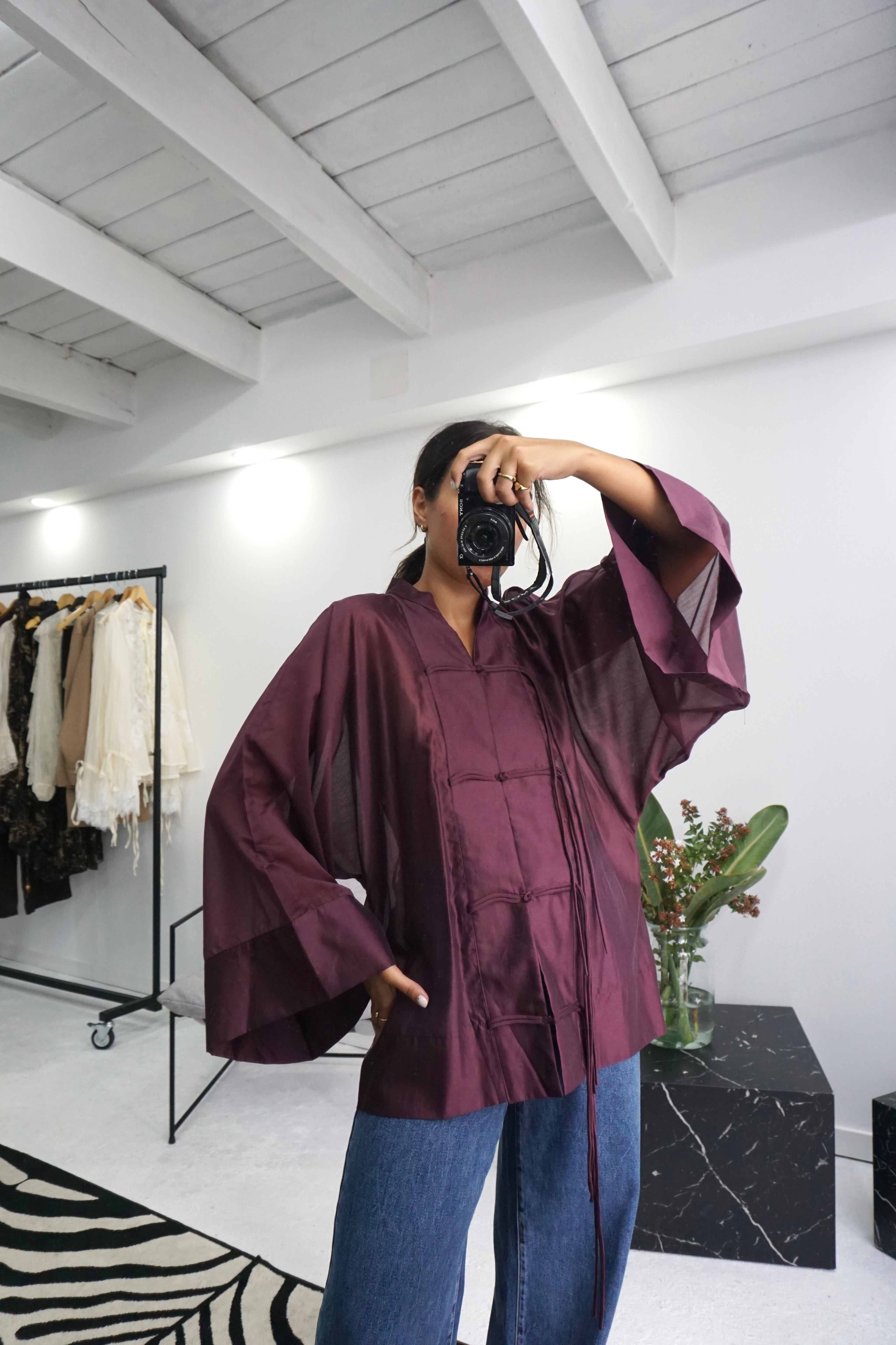 Blusa Estilo Asiático