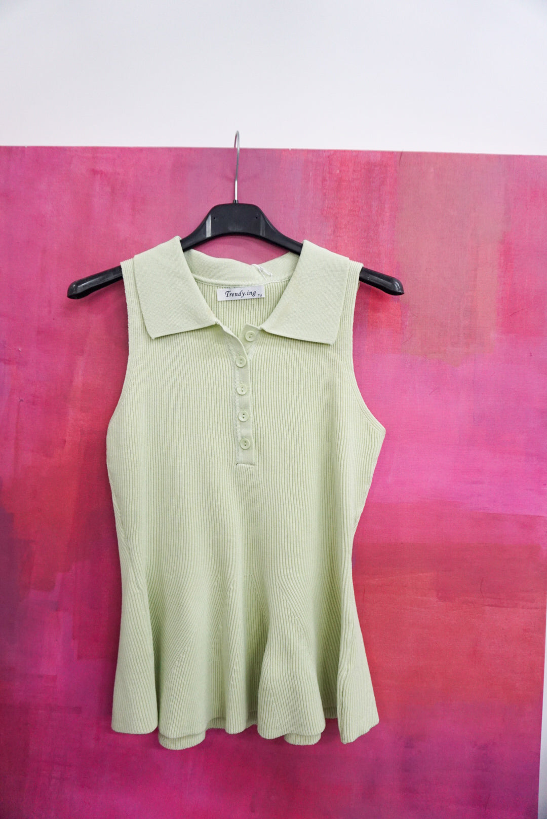 Top Peplum Menta