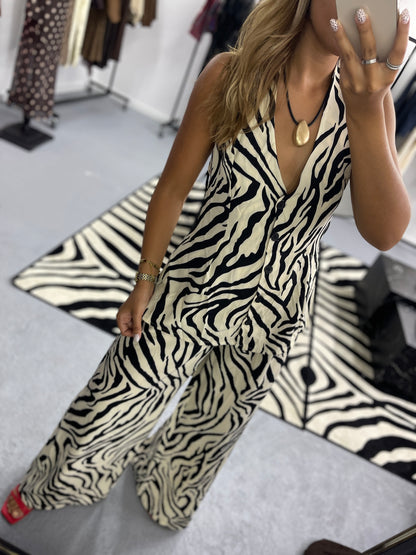 Conjunto Zebra Print