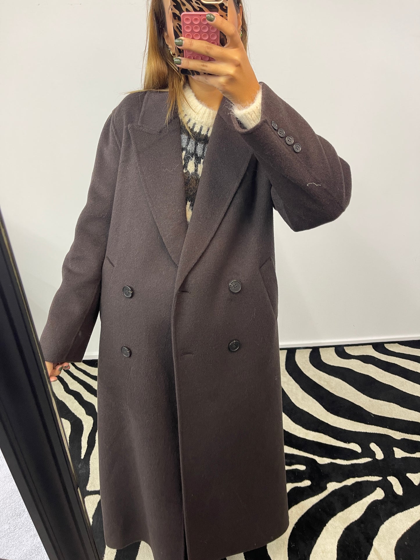 Sobretudo Lã Handmade