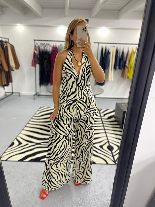 Conjunto Zebra Print