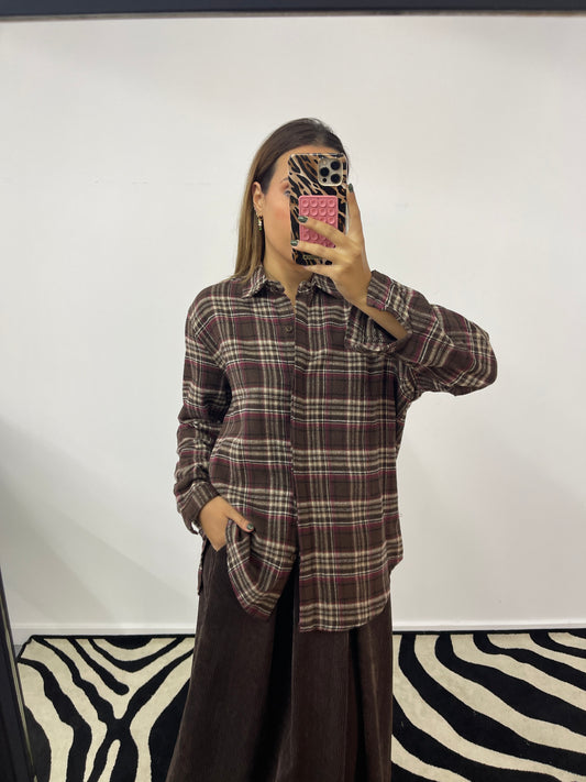 Camisa Flanela Oversized
