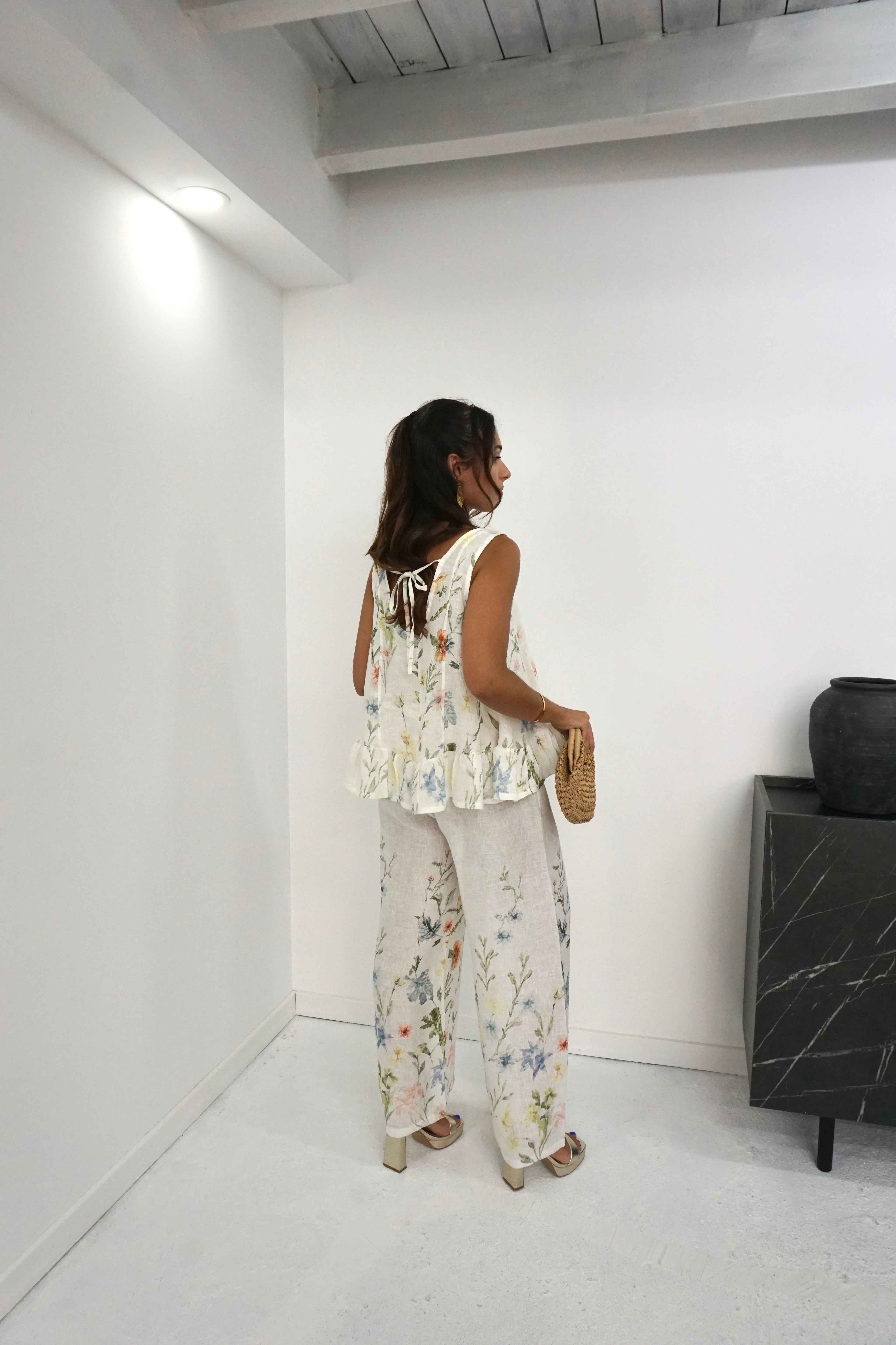 Conjunto 100% linho